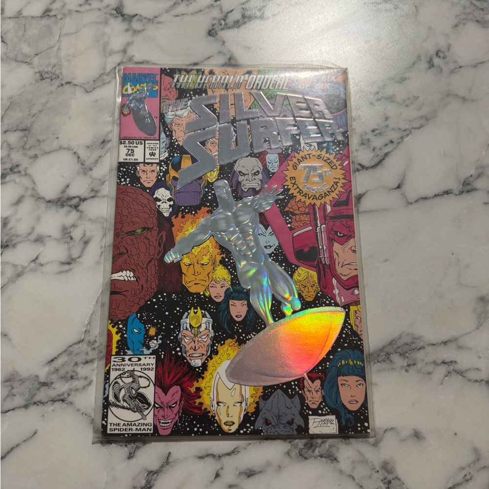 Silver Surfer Comic Book with Holographic Cover